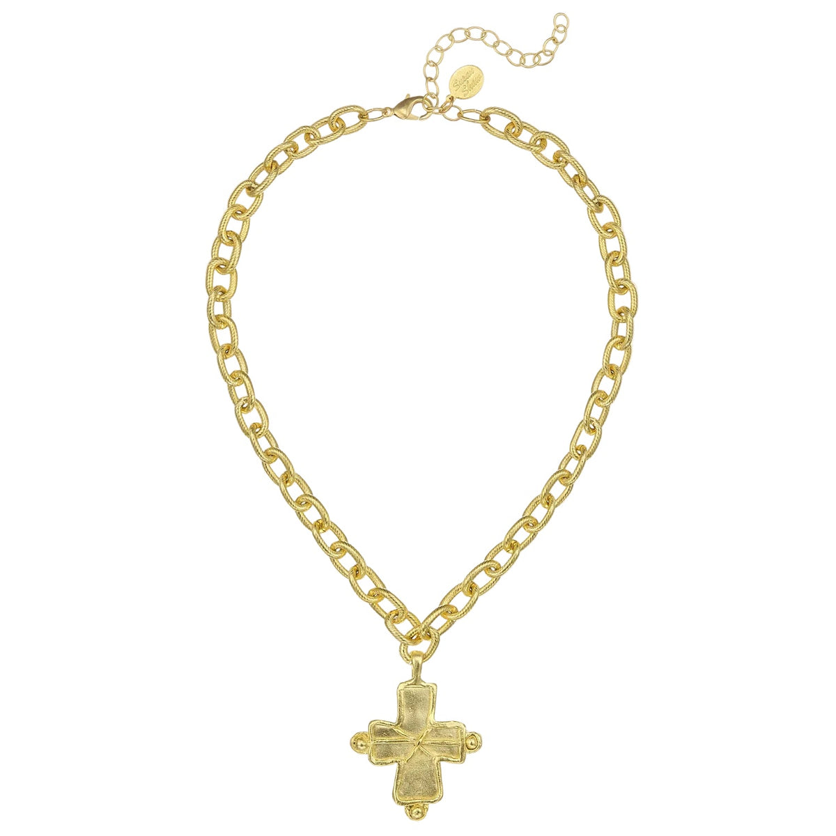 Linked Cross Chain Necklace