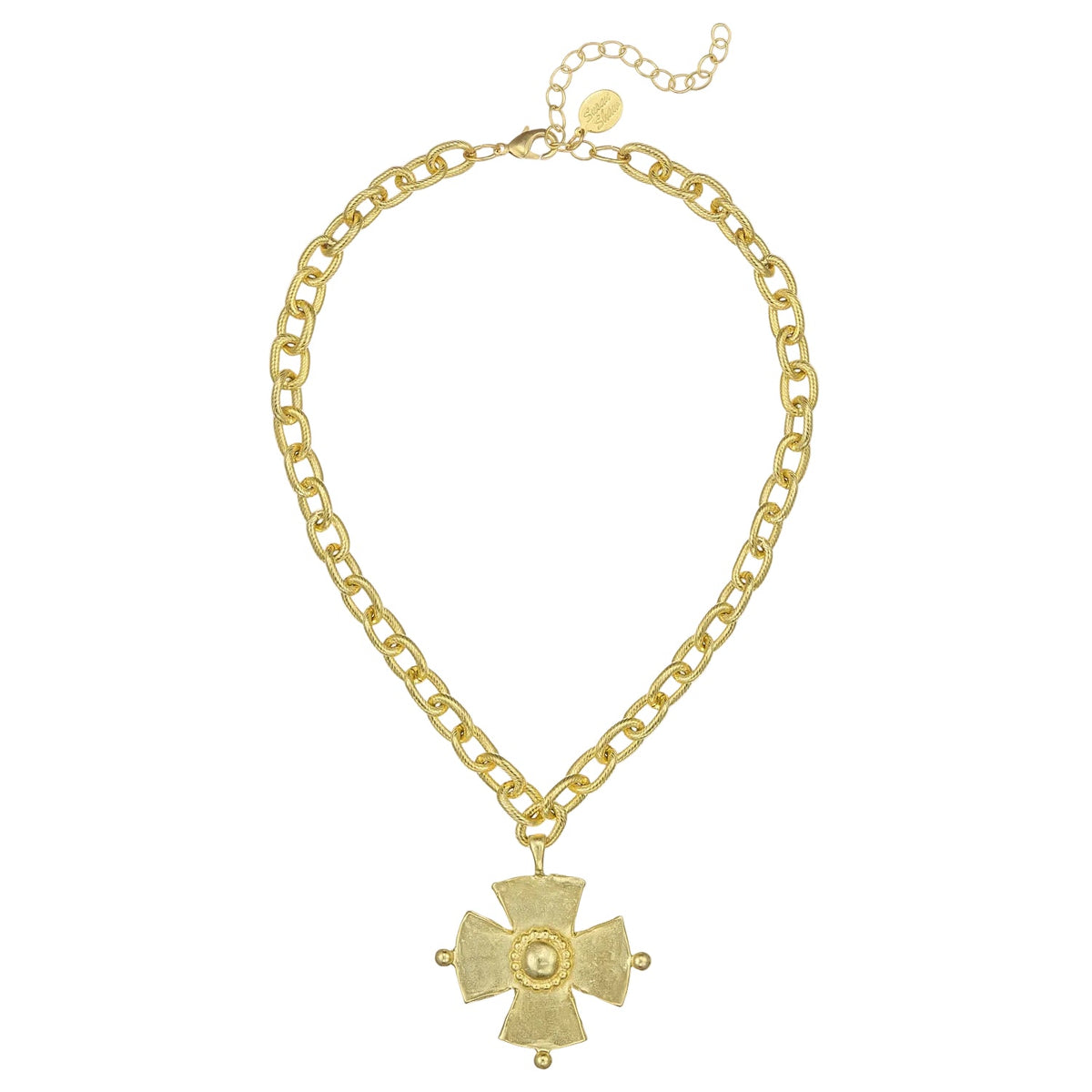 Maltese Cross Chain Necklace