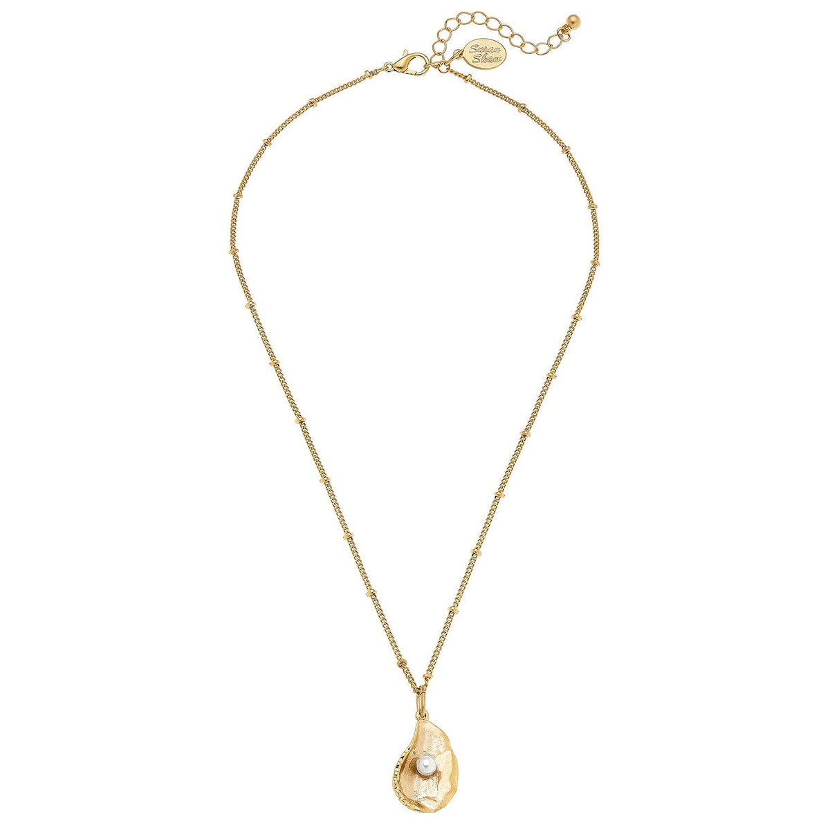 Dainty Oyster & Pearl Necklace