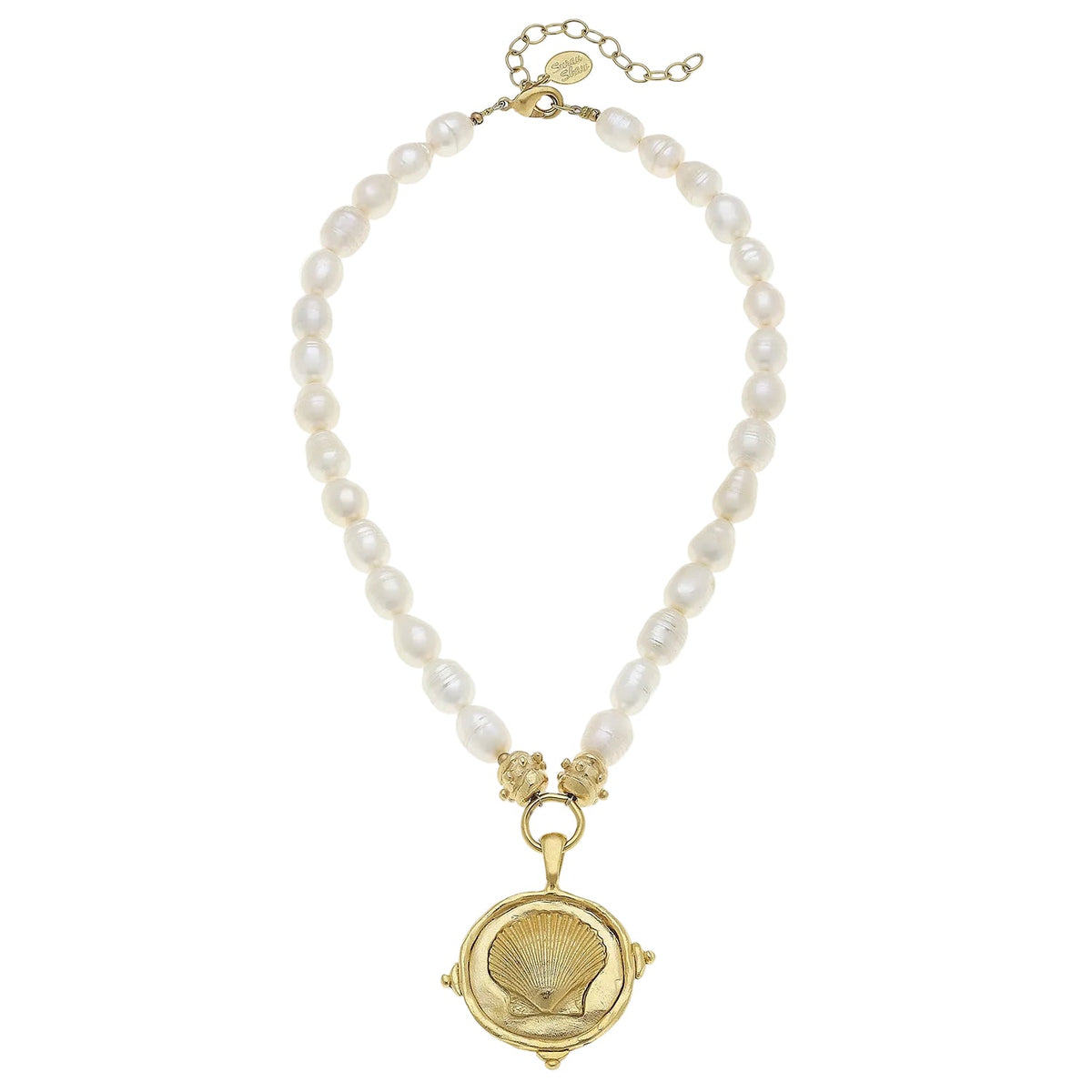 Seashell Pearl Necklace