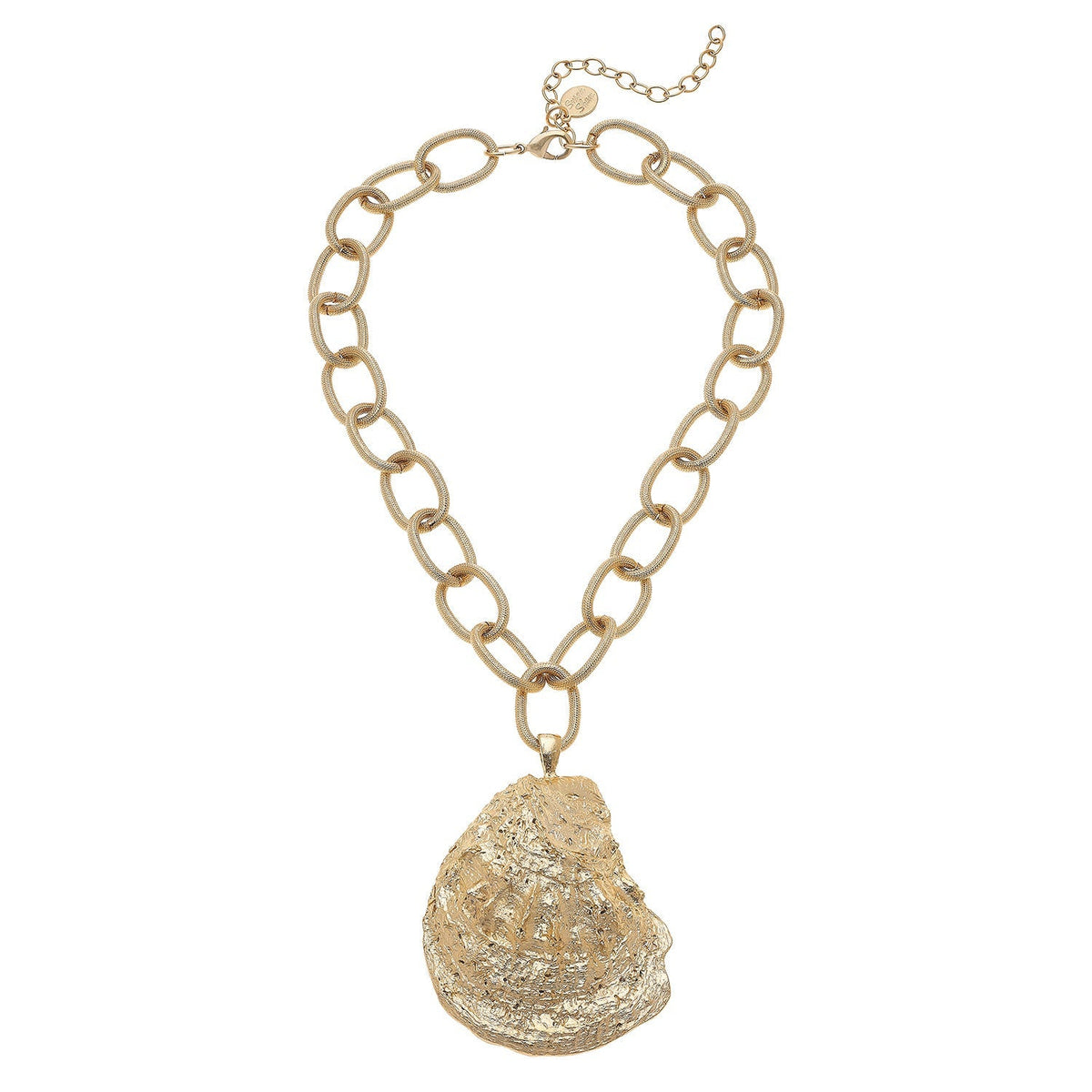 Large Oyster Loop Chain Necklace