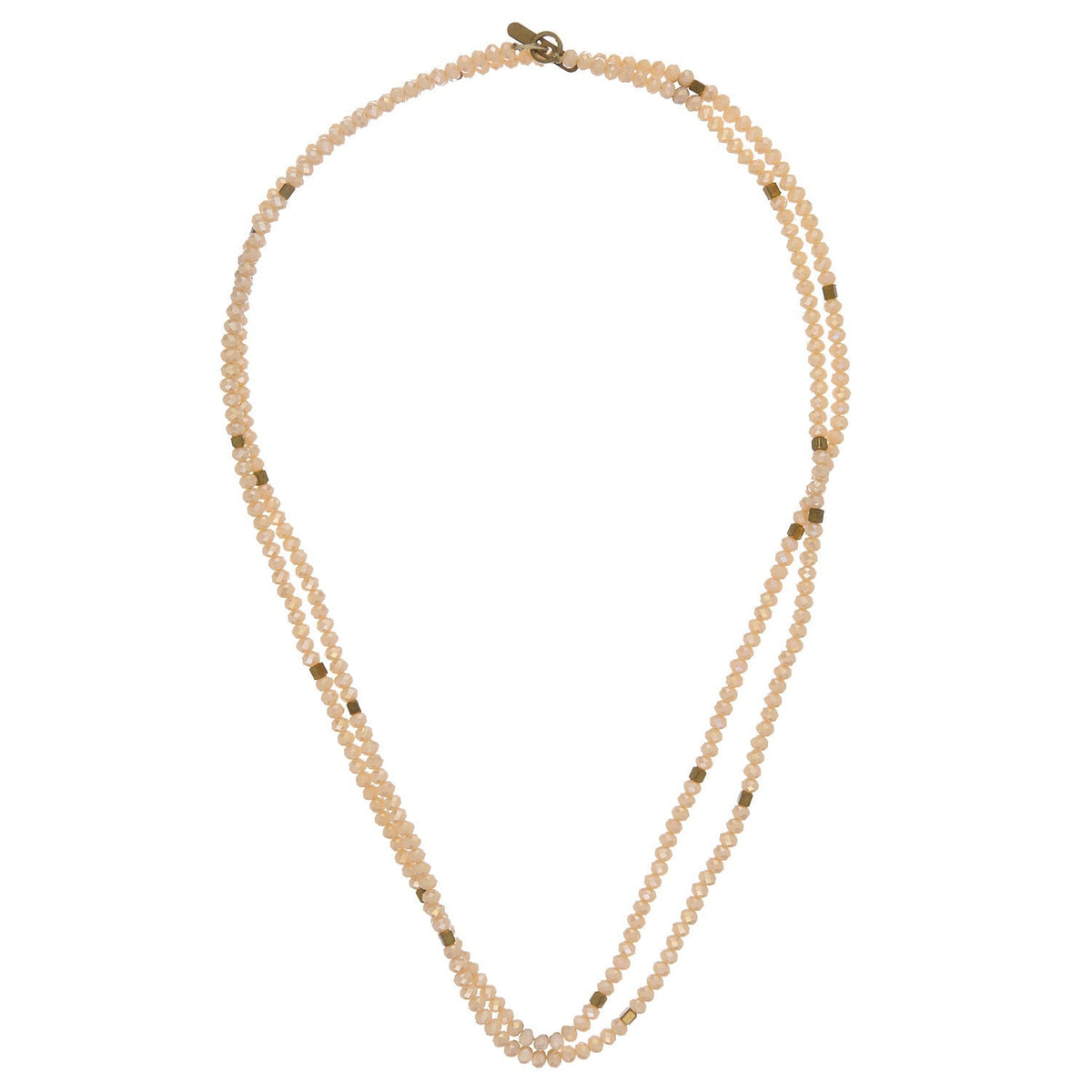 Blush Pink Wrap Necklace