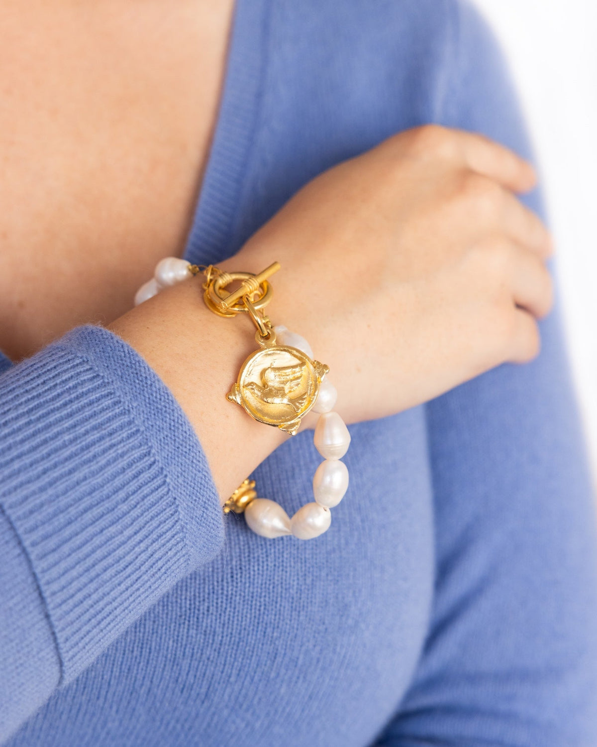 Dove Pearl Bracelet