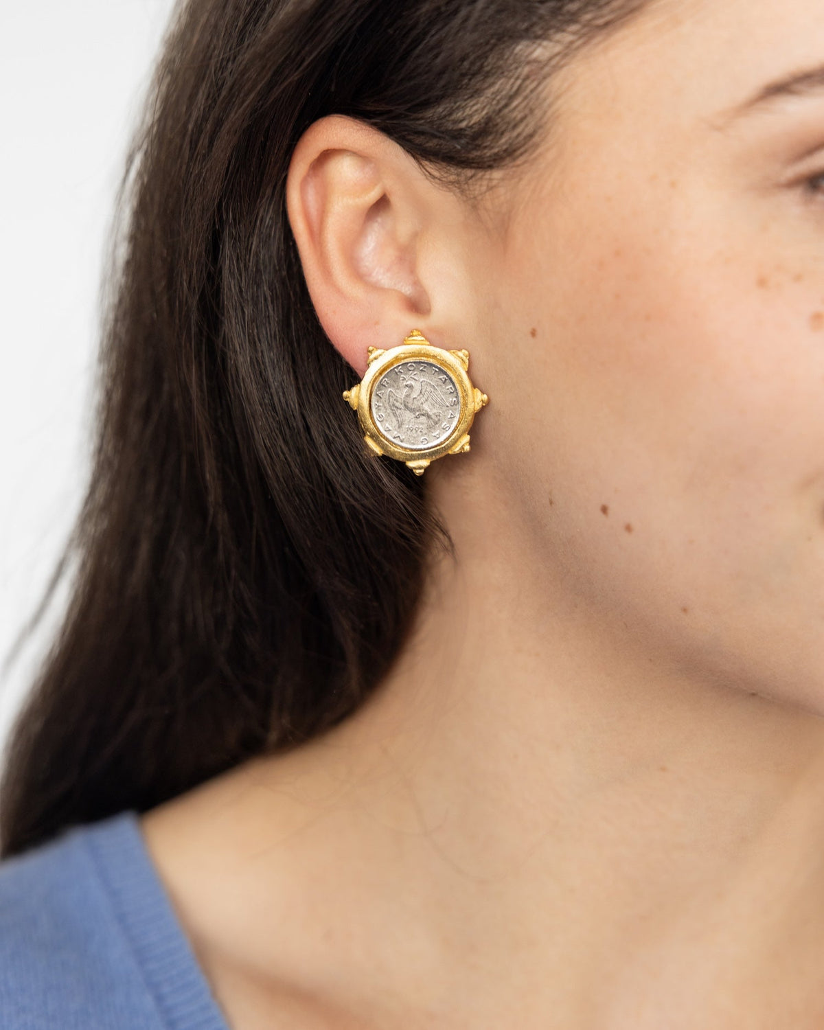 Dove Coin Studs