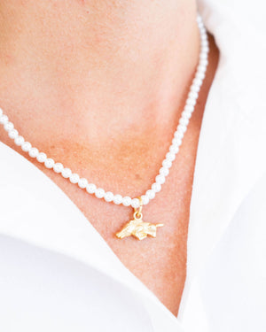 Alys Wild Boar Pearl Necklace