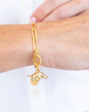 Wild Boar Paperclip Bracelet