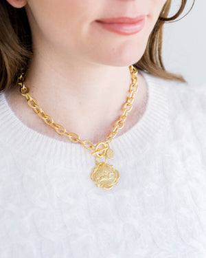 Equestrian Toggle Necklace