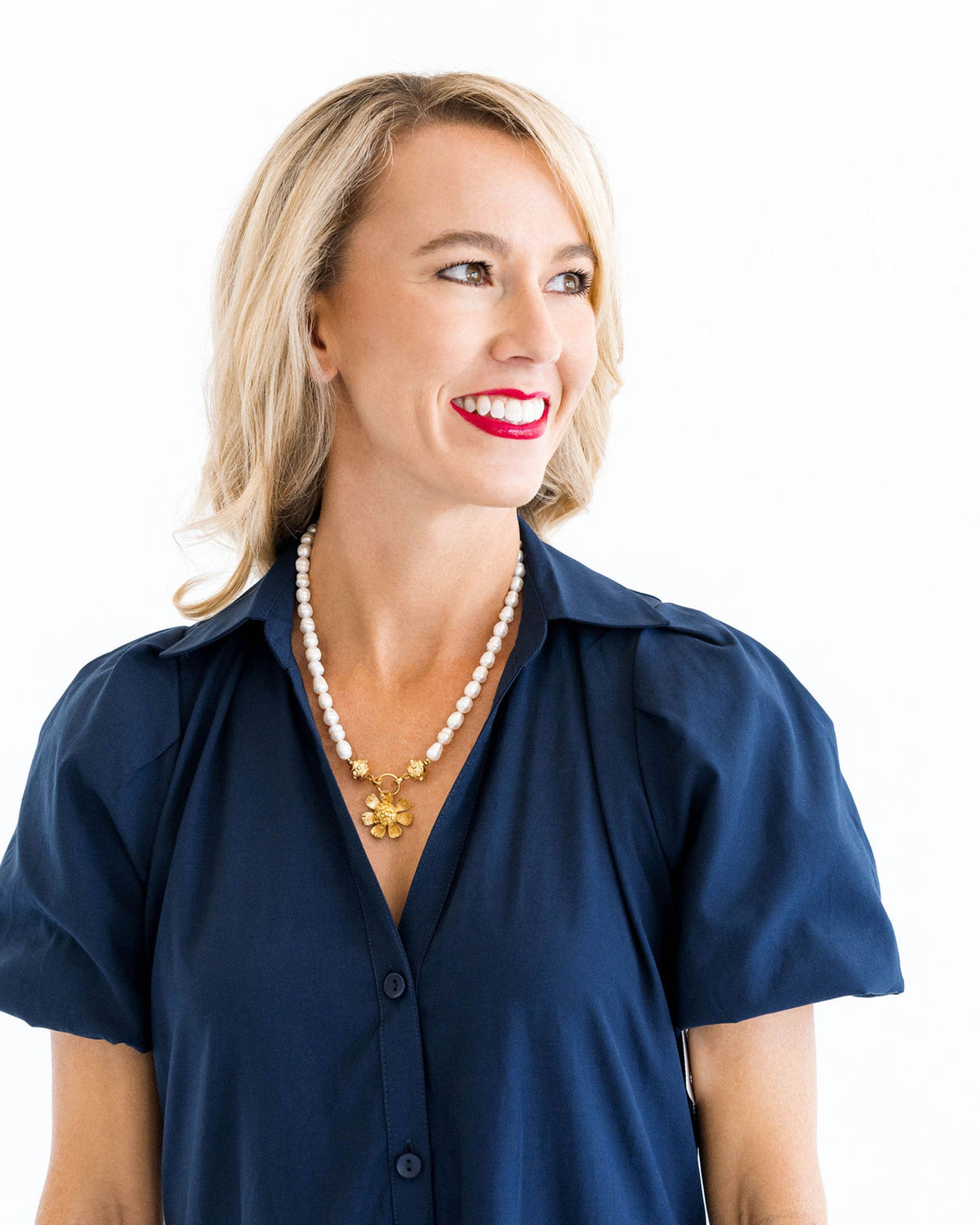 Buttercup Pearl Necklace