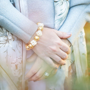 Pearl Cluster Margaret Bracelet