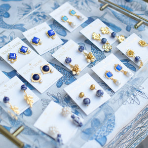 Blue Lapis + Clip Back