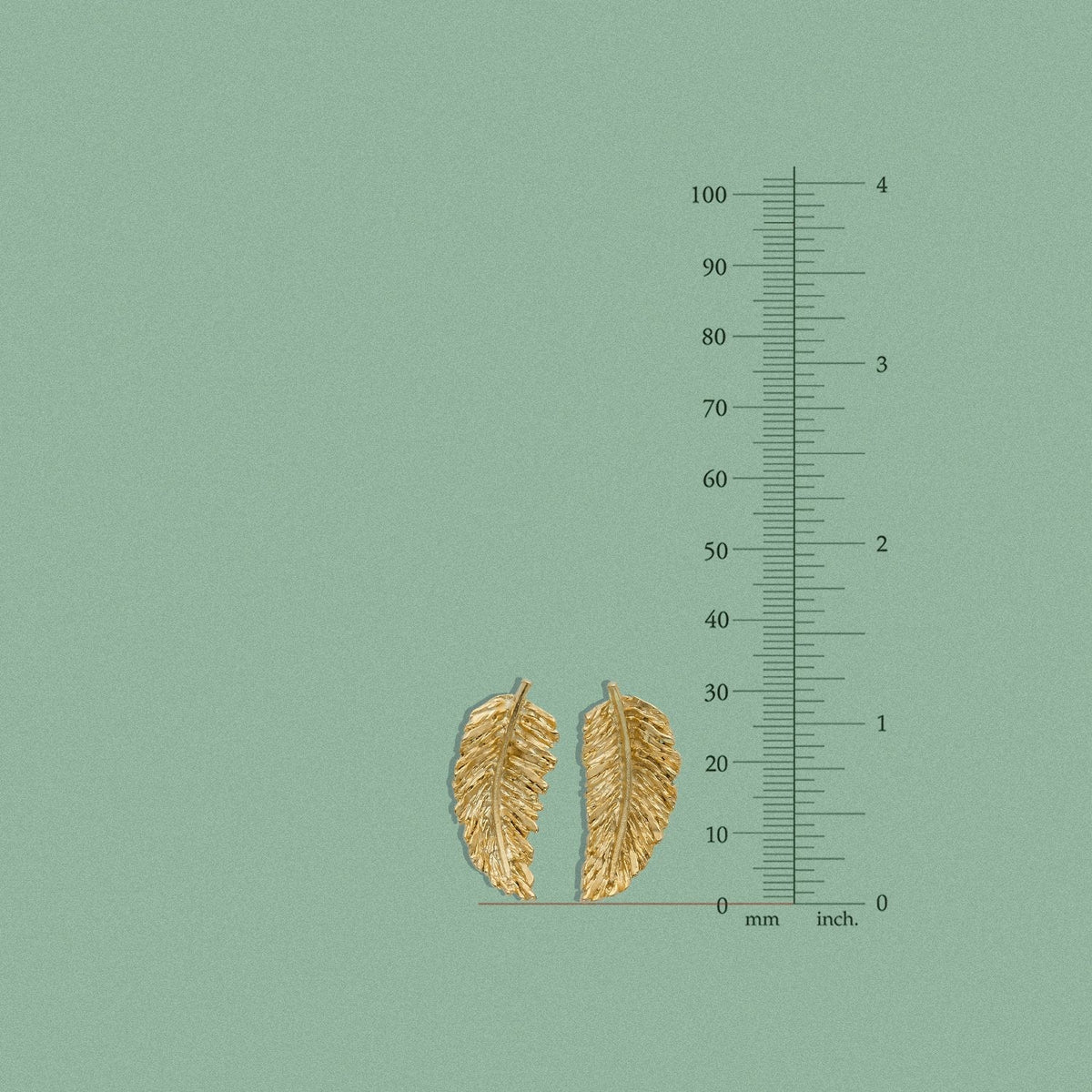 Laurel Leaf Studs
