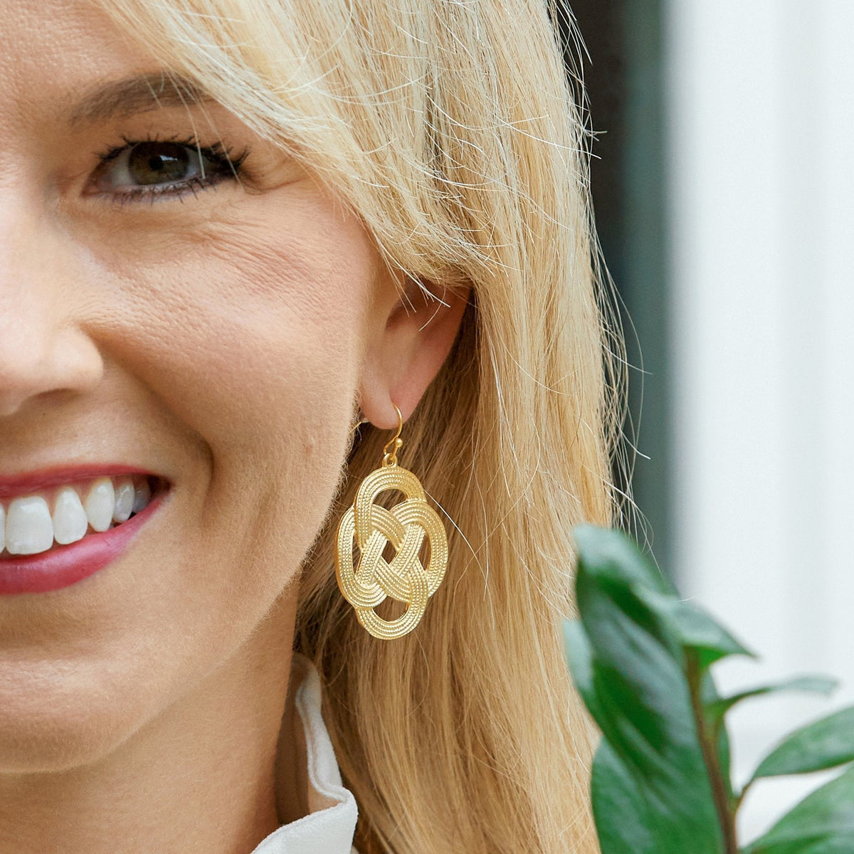 Woven Loop Earrings