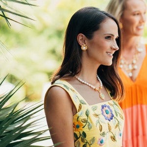 Marigold Pearl Studs