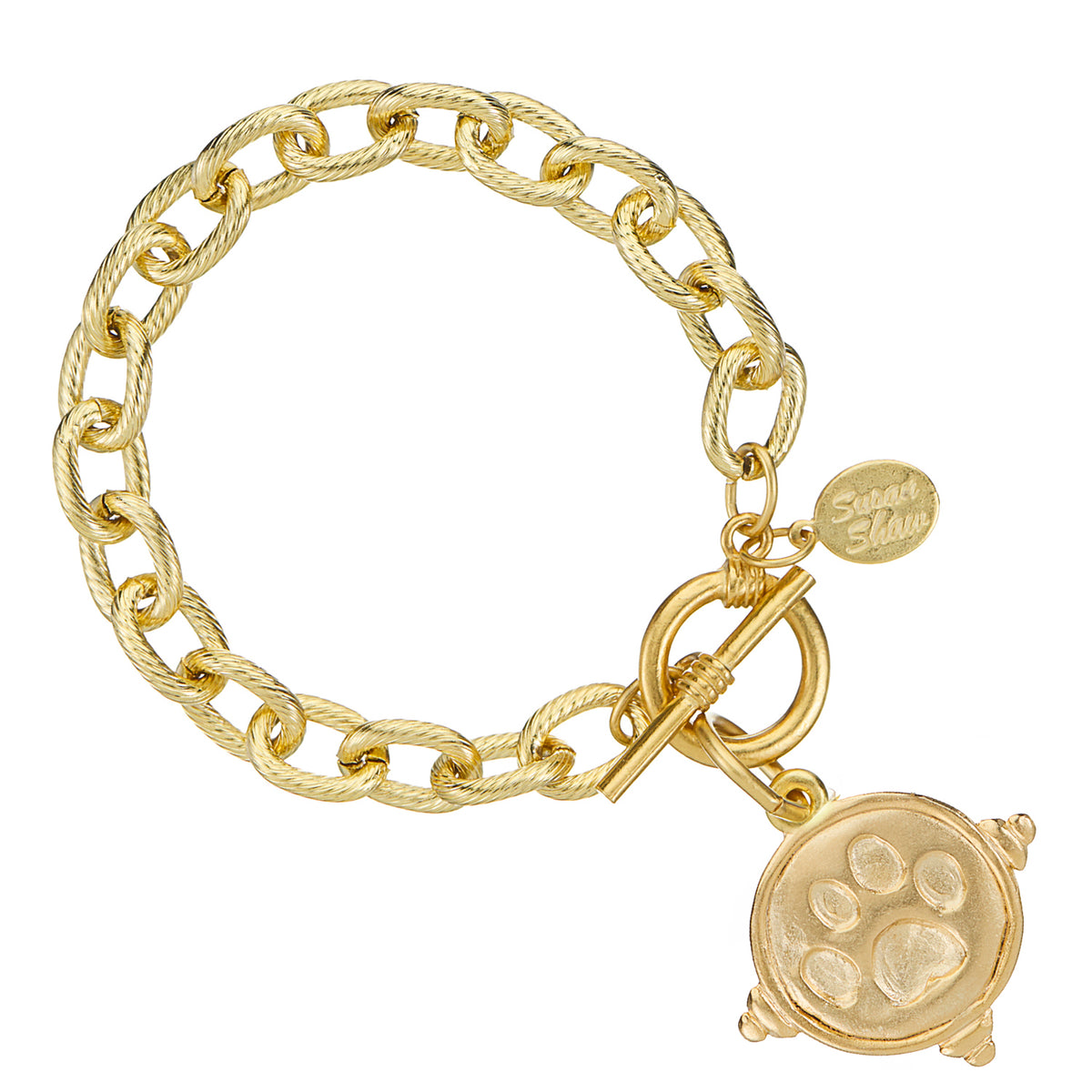 Paw Print Toggle Bracelet