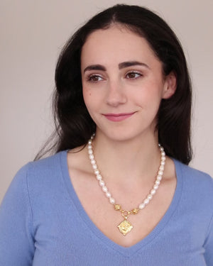 Dove Pearl Necklace