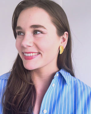 Laurel Leaf Studs