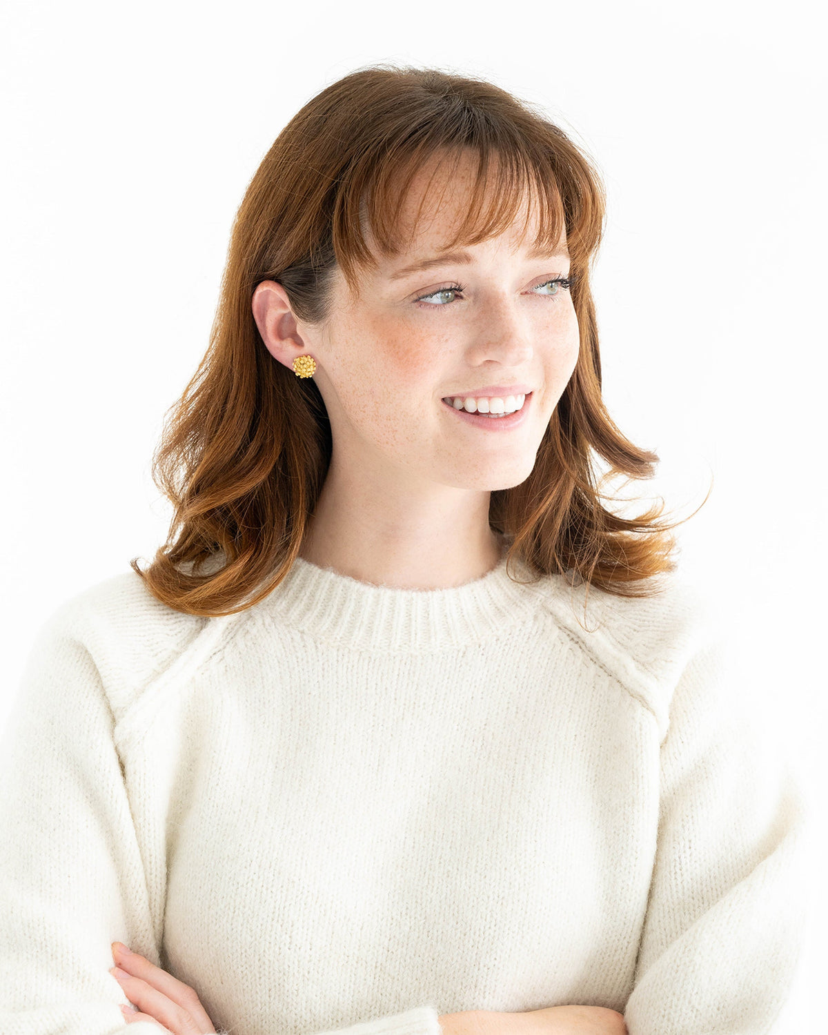 Petite Buttercup Bud Studs