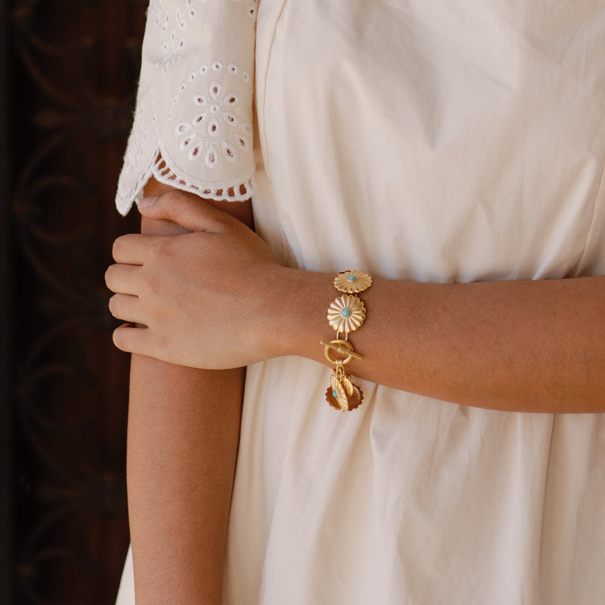 Connie Turquoise Toggle Bracelet